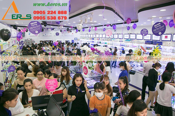 Hình ảnh sau khi thi công đưa vào hoạt động của NUTY Cosmetic