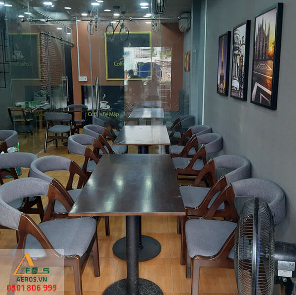 Thiết kế quán cafe nhỏ giá rẻ của anh Trung tại Tân Phú - cafe Bé Mập