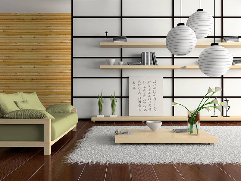 phòng khách kiểu nhật