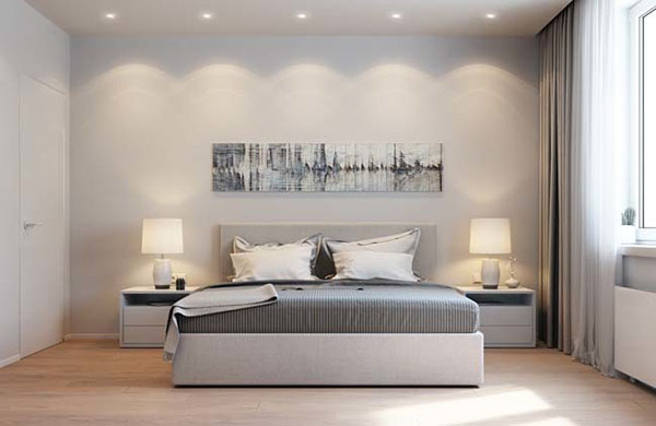 Thiết kế phòng ngủ 9m2 phong cách tối giản