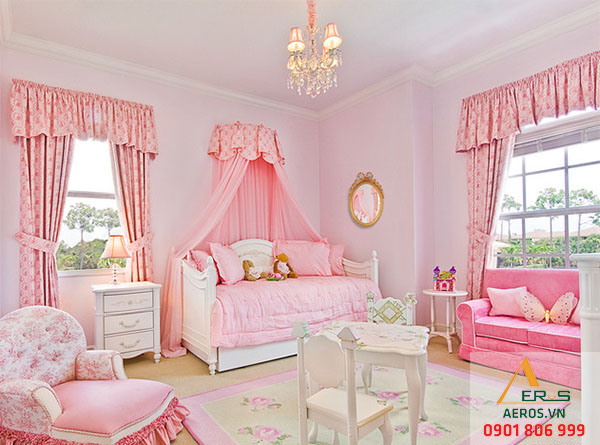 phòng ngủ công chúa
