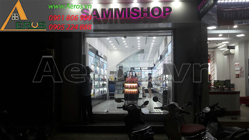 Thi công nội thất shop mỹ phẩm SAMMI