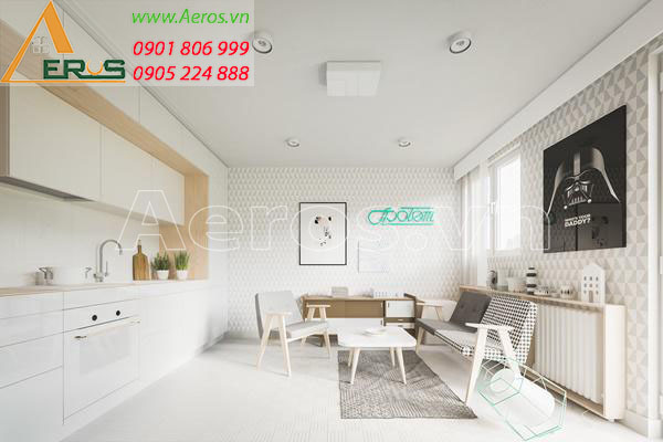 Thiết kế nội thất chung cư Carina Plaxa 80m2 - căn hộ anh Kiệt