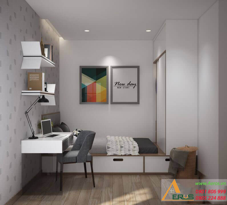 Thiết kế thi công nội thất căn hộ anh Toàn tại chung cư Dreamhome Gò Vấp1