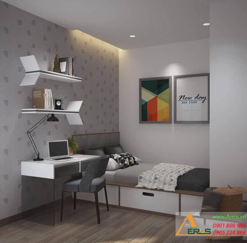 Thiết kế thi công nội thất căn hộ anh Toàn tại chung cư Dreamhome Gò Vấp1