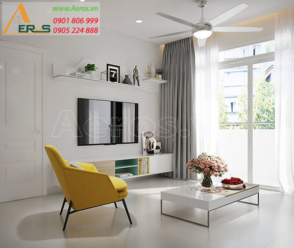 Thiết kế nội thất căn hộ chung cư 80m2 Bình Khánh quận 2 tphcm