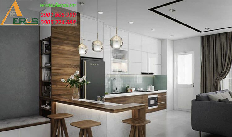 Thiết kế nội thất chung cư Dynamic Tower tại Bình Chánh