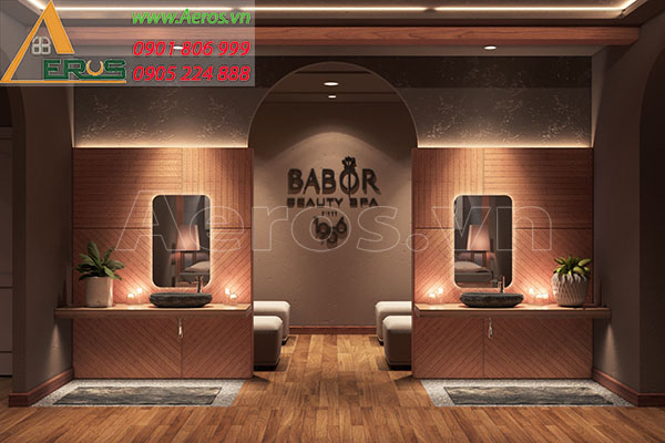 Thiết kế spa Barbor tại Tân Thú