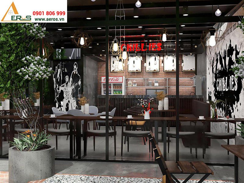 Thiết kế quán cafe Chillies quận Tân Bình