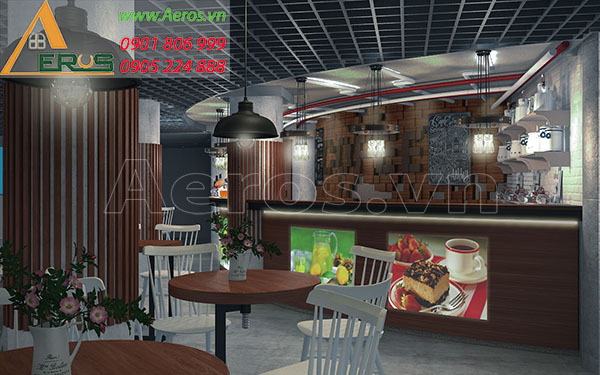 Thiết kế quán cafe hiện đại của anh Quốc - Cafe Chappi quận Tân Phú