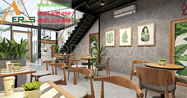 Thiết kế quán coffee đẹp của chị An tại Bình Thạnh - Bụi Man Coffee