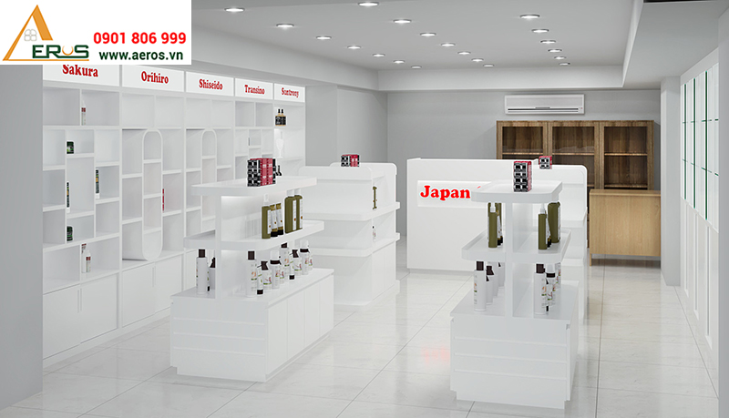 Thiết kế cửa hàng mỹ phẩm Japan Shop tại quận 1, TPHCM