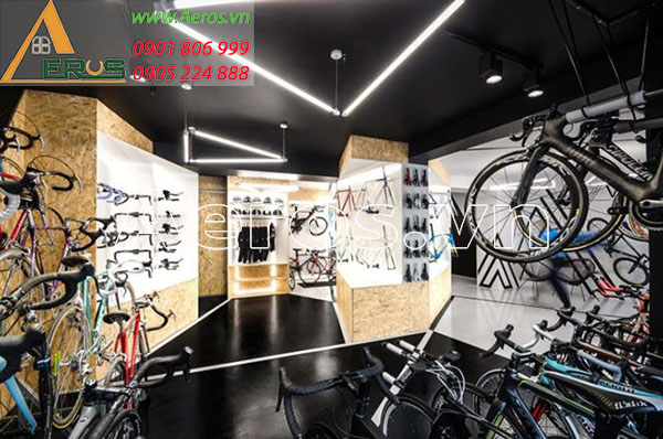 thiết kế shop xe đạp thể thao