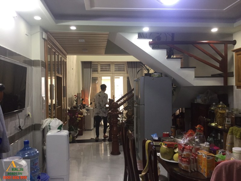 Hiện trạng dự án thiết kế - thi công quán cafe của anh Sơn tại Gò Vấp​