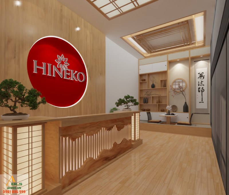 Thiết kế thi công nội thất Spa HINEKO của anh Hiếu tại Quận 3