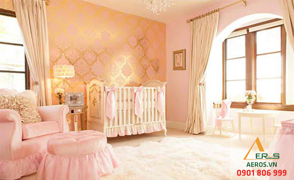 Xu hướng thiết kế phòng ngủ công chúa cho bé gái và một số gợi ý thiết kế phòng ngủ công chúa