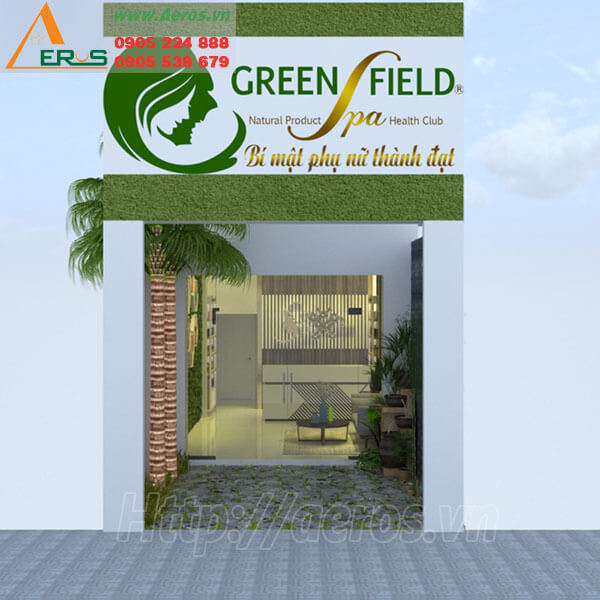 Thiết kế spa Green Field tại quận Gò Vấp